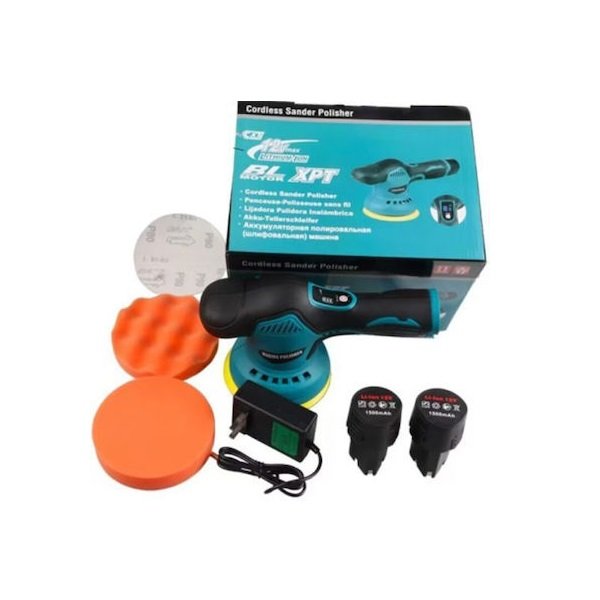 Φορητός Επαναφορτιζόμενος Αλοιφαδόρος 12V 2800-5000rpm 380W 9MM HL18668-179