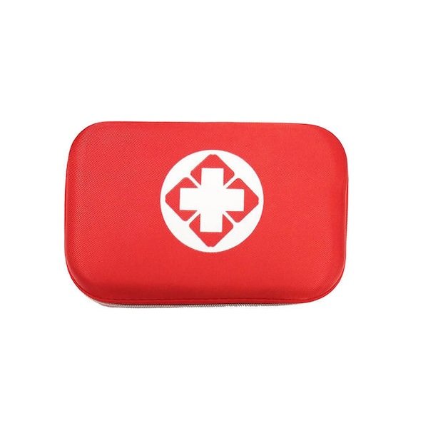 Auto Gs Φαρμακείο Αυτοκινήτου Τσαντάκι με 15 Είδη με Εξοπλισμό Κατάλληλο για Πρώτες Βοήθειες 18215