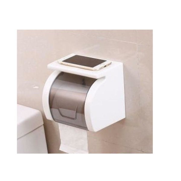 8159 Χαρτοθήκη Επιτοίχια Κεραμική Λευκή