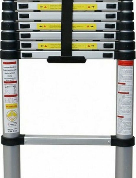 Τηλεσκοπική Σκάλα Αλουμινίου 14 Σκαλιών με Μέγιστο Ύψος 4.4m  15228695