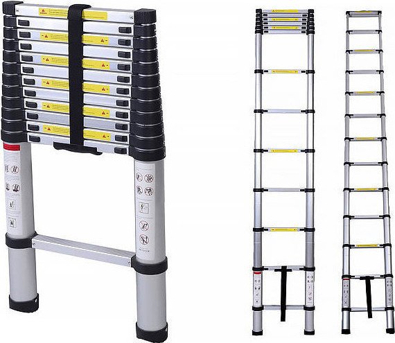Τηλεσκοπική Σκάλα Αλουμινίου 3.2M 11 Σκαλιών - TL32 OEM 10515541