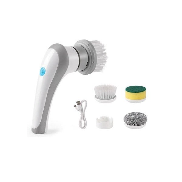 0010684 Πλαστική Περιστρεφόμενη Βούρτσα Καθαρισμού με Λαβή 46249965