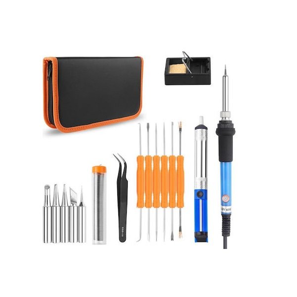 Κολλητήρι Ρεύματος 60W με Ρύθμιση Θερμοκρασίας με Θήκη 501610 20534158