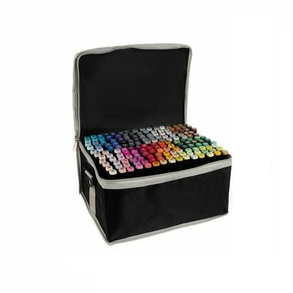 Loco Double-Sided Highlights Μαρκαδόροι Ζωγραφικής με Διπλή Μύτη σε 168 Χρώματα AT000209