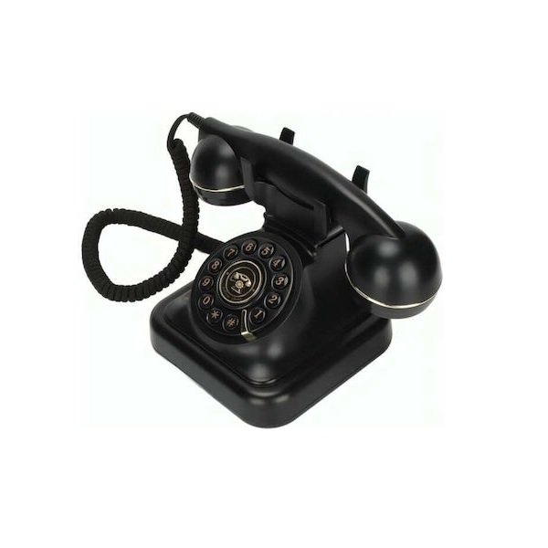 Ενσύρματο Τηλέφωνο Ρετρό Μαύρο GET-TEL-OHO-302-G5532-182061-B 51129409