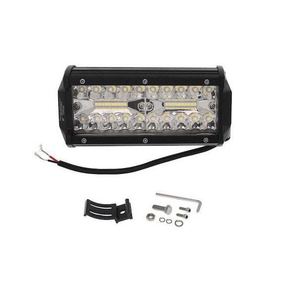 Αδιάβροχος Προβολέας Αυτοκινήτου σε Σχήμα Μπάρας LED Universal 9-36V 120W 16.2cm 1τμχ EE6093 36542323