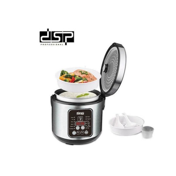 DSP KB-5004 Πολυμάγειρας 700W με Χωρητικότητα 5lt Ασημί 18362952