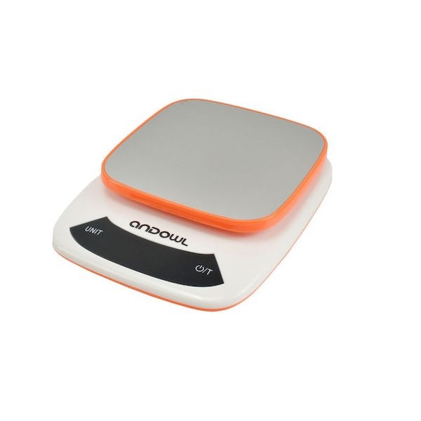 Andowl Q-C960  Ψηφιακή Ζυγαριά Κουζίνας 1gr/3kg Πορτοκαλί 48619962