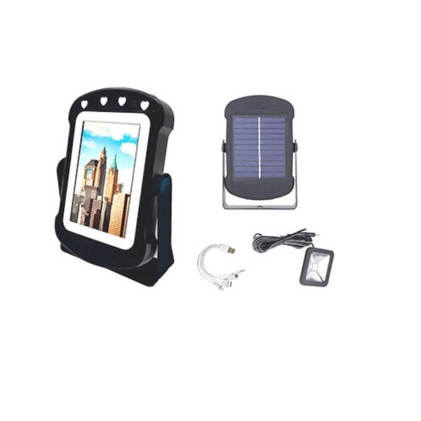 28 Επιτοίχιο Ηλιακό Φωτιστικό 1.2W CL-206-43070138