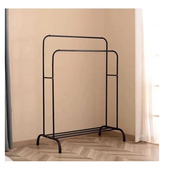 Κρεμάστρα Δαπέδου από Μέταλλο Μαύρη 110x57x150cm TW:608 50634091