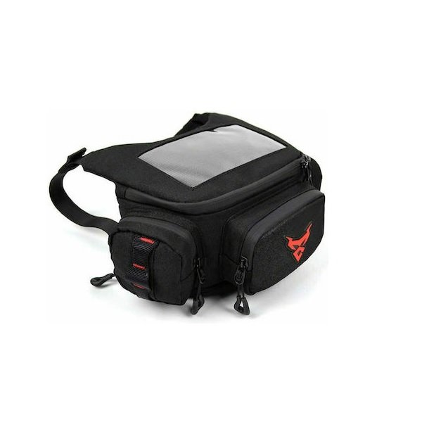 MotoCentric MC-0117 Τσαντάκι Τιμονιού Μοτοσυκλέτας σε Μαύρο Χρώμα 32992288