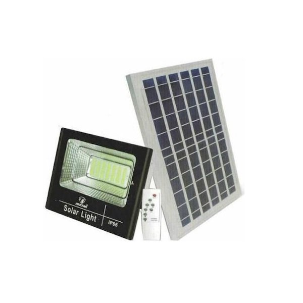 9 Στεγανός Ηλιακός Προβολέας LED 500W Ψυχρό Λευκό με Τηλεχειριστήριο IP66-150667 52219903