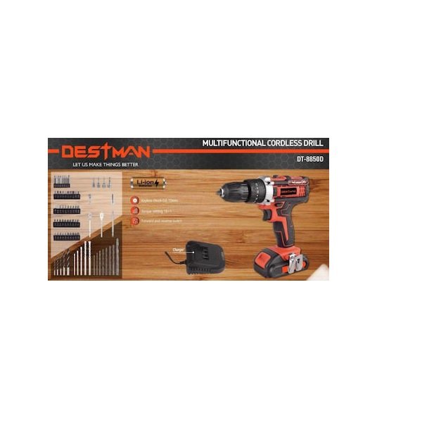 Destman DT-8850D Κρουστικό Δραπανοκατσάβιδο Μπαταρίας 20V 1x1.5Ah 40938838