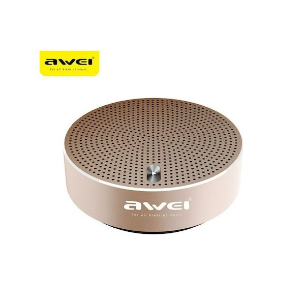Awei Y-800 Ηχείο Bluetooth 3W με Διάρκεια Μπαταρίας έως 2 ώρες Χρυσό 11932497