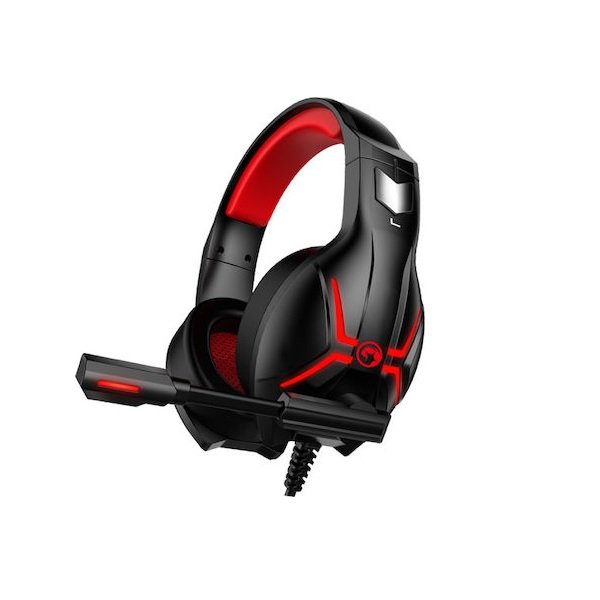 Marvo HG8928 Over Ear Gaming Headset με σύνδεση 2x3.5mm / 3.5mm Κόκκινο 16969441