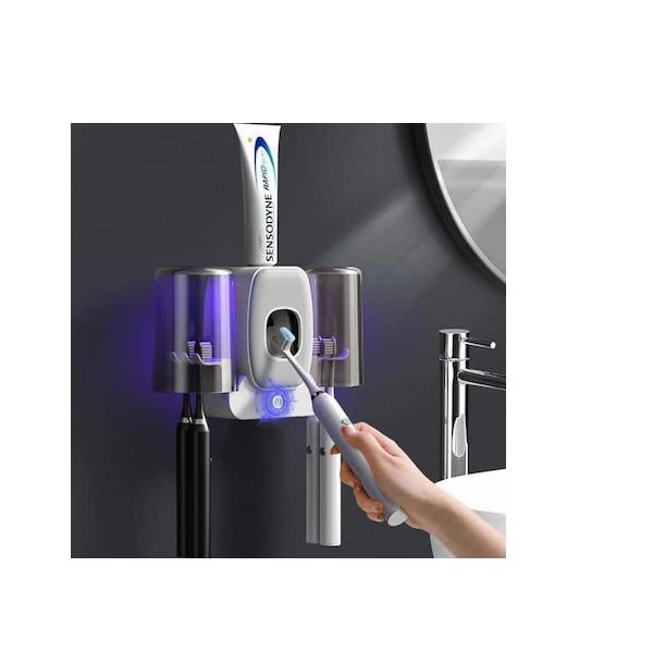 Βάση Στήριξης Οδοντόβουρτσας Επιτοίχια Πλαστική Λευκή 9861123281568 50835264