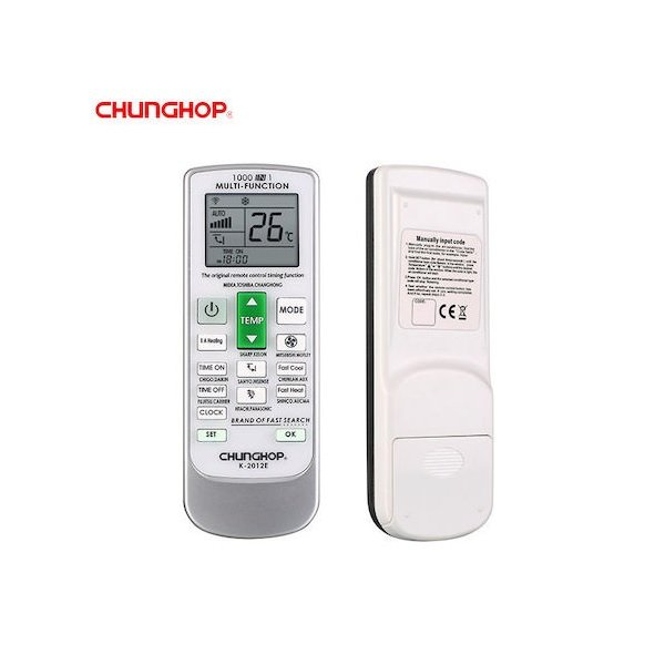 Chunghop Universal Τηλεχειριστήριο για Κλιματιστικό K-2012E 42445692