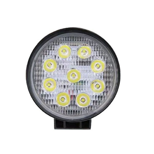 Arrango Στρογγυλός Προβολέας Αυτοκινήτου LED για 27W με Λευκό Φωτισμό 1τμχ AP76000 38307971