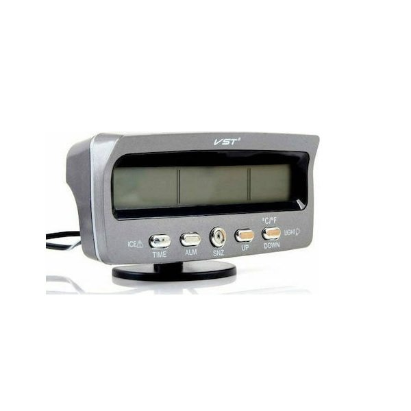 CNC Ψηφιακό Βολτόμετρο / Θερμόμετρο / Ρολόι Αυτοκινήτου VST-7045V 29044080