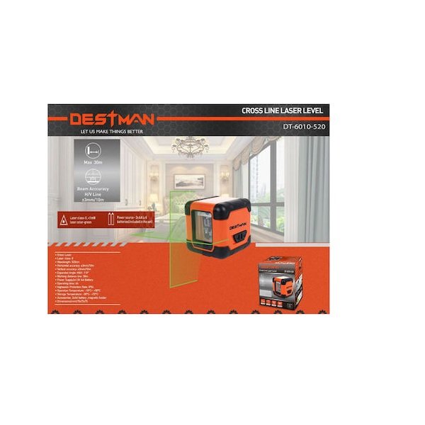 DT-6010-520 Γραμμικό Αλφάδι Laser Πράσινης Δέσμης 48904350