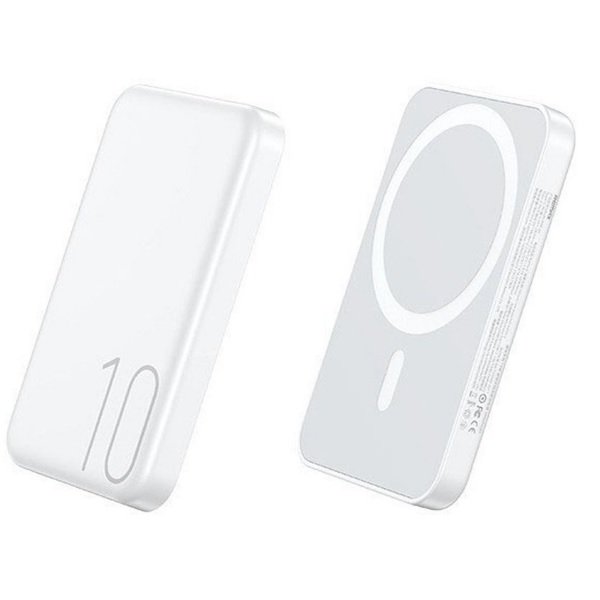 3 Remax RPP-65 MagSafe Power Bank 10000mAh 15W με Θύρα USB-C Λευκό 38124700
