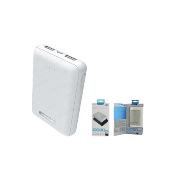 Newtop PB24 Power Bank 10000mAh με 2 Θύρες USB-A Λευκό 42114239