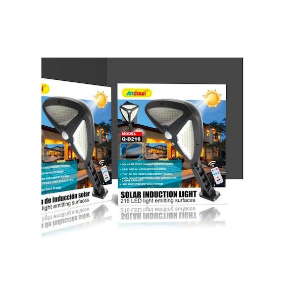 5 Andowl XFQD216 Ηλιακό Φωτιστικό με Φωτοκύτταρο 51810550