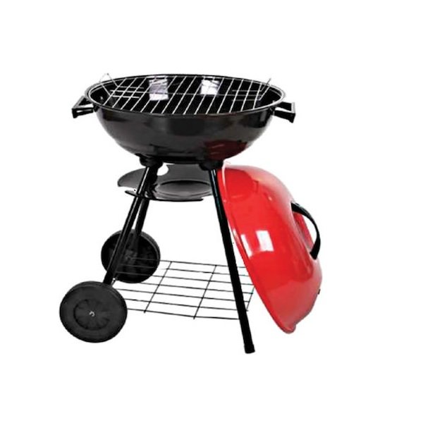 Newest DA-0022 Στρογγυλή Ψησταριά Κάρβουνου με Καπάκι και Ρόδες 44εκ. Κωδικός: 37196643