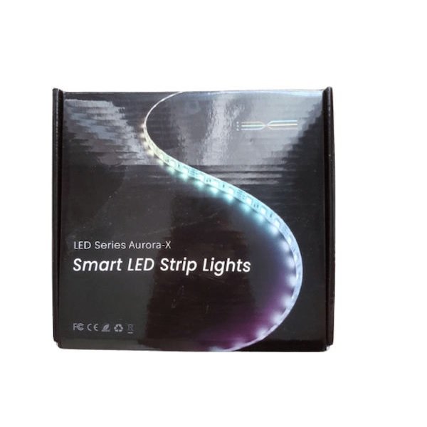 6 Ταινία LED Τροφοδοσίας 12V RGB Μήκους 2x5m και 60 LED ανά Μέτρο με Τηλεχειριστήριο Τύπου SMD5050 GABI-5 30470452