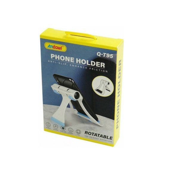 7 Andowl Q-T95 Βάση Γραφείου για Κινητό Λευκό 29041764