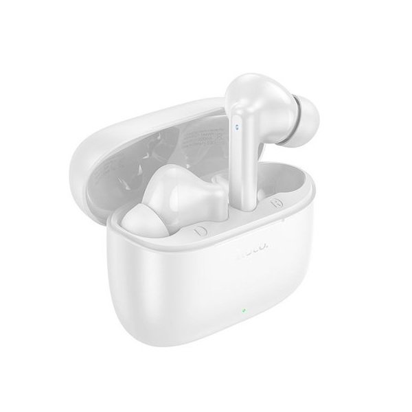Hoco EQ2 In-ear Bluetooth Handsfree Ακουστικά με Θήκη Φόρτισης Λευκά Κωδικός: 43798264