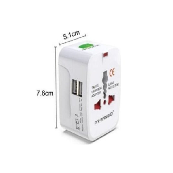 Arrango ZH49452 Αντάπτορας Πρίζας από Universal σε Universal 54251798