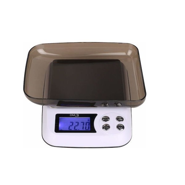 DM3-500 Ψηφιακή Ζυγαριά Κουζίνας 0.01gr/0.5kg Λευκή 16407669