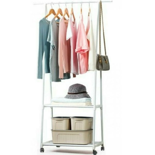 Κρεμάστρα Δαπέδου σε Λευκό Χρώμα 55x42x160cm 35983-00-2 33648703