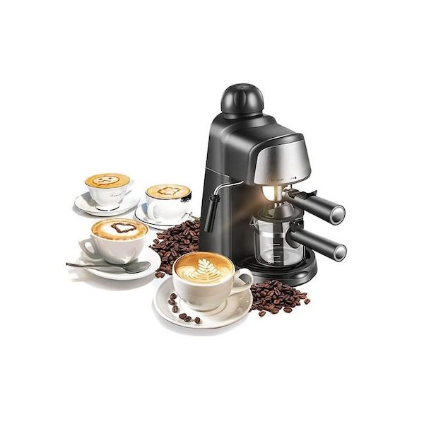 11 Sokany SK-6810 Μηχανή Espresso 800W Πίεσης 5bar για cappuccino Μαύρη 40415093