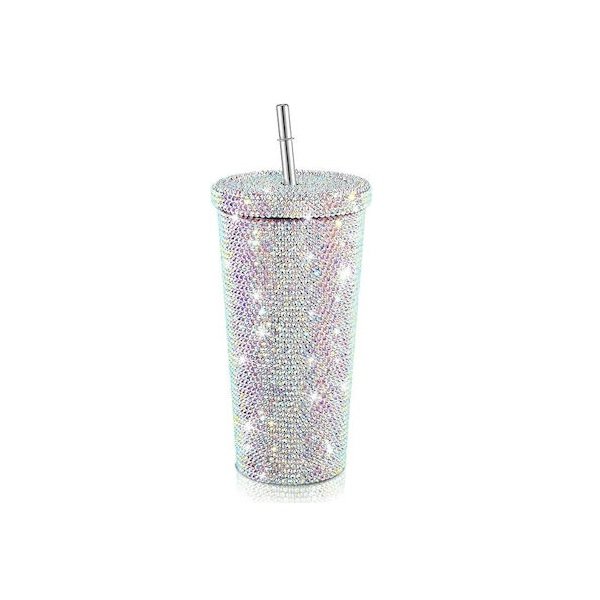 Ποτήρι Θερμός Λευκό 500ml με Καλαμάκι QH-009 54565895