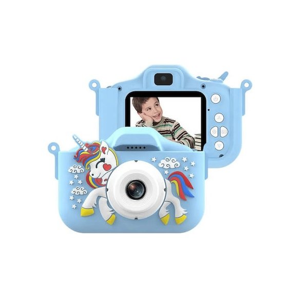 Unicorn Compact Φωτογραφική Μηχανή με Οθόνη 2" Μπλε RT001  48988929
