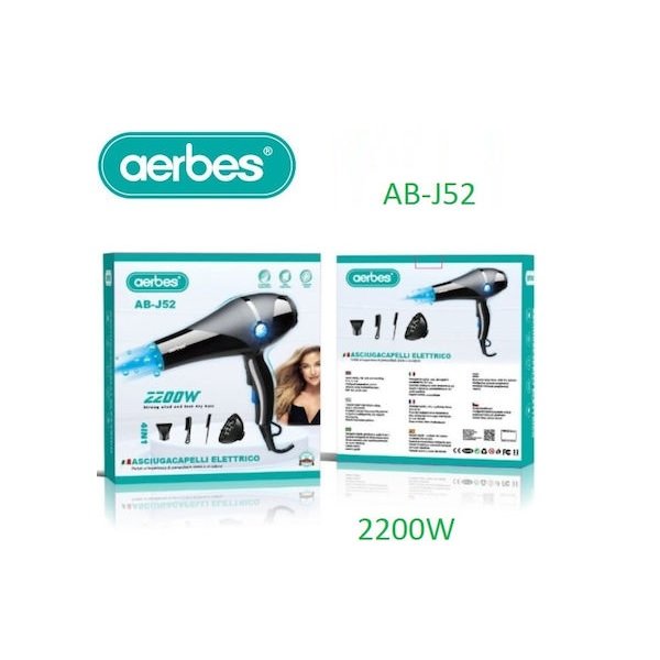 Aerbes Πιστολάκι Μαλλιών 2200W AB-J52 50450483