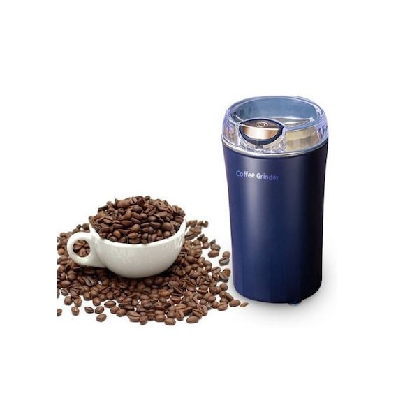 30 Ηλεκτρικός Μύλος Καφέ 200W με Χωρητικότητα 75gr Μπλε JB-168 47896194
