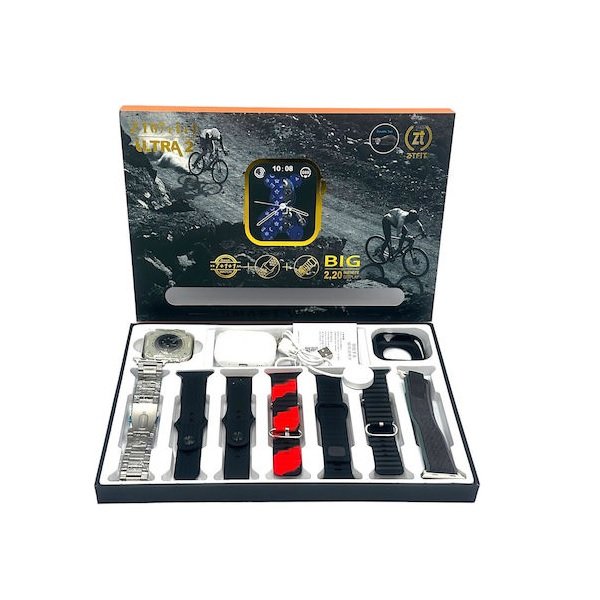 Smartwatch Zt07 Ultra Max 2 20' 49 Χιλιοστών Μαύρο Κωδικός: 51988016