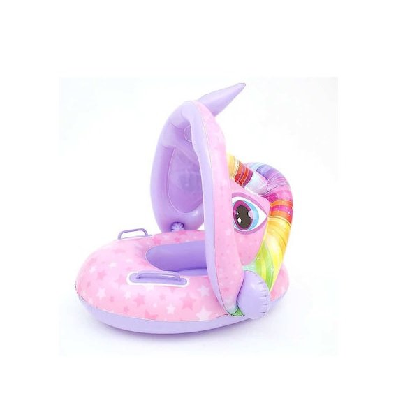 Σωσίβιο Swimtrainer με Μήκος 70εκ. και Σκίαστρο Μωβ Unicorn SA15005GKG50PR 35938706