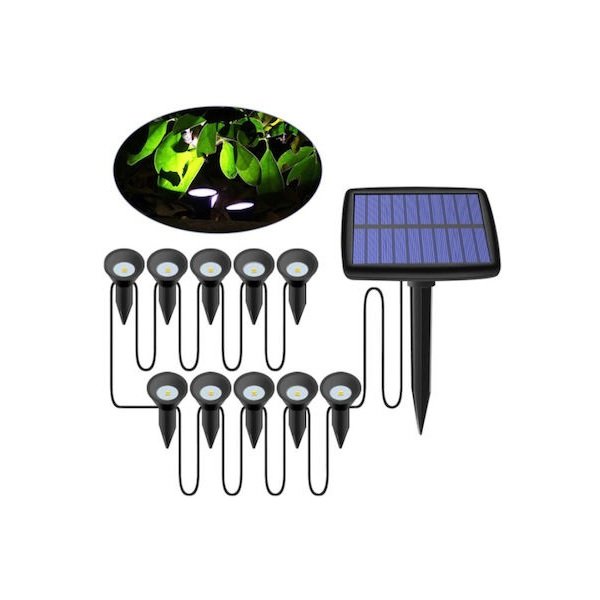 6 Σετ 10 Καρφωτά Ηλιακά Φωτιστικά με Φυσικό Λευκό Φως 47091 46161525