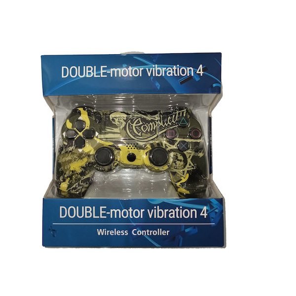 Skeleton Ασύρματο Gamepad για PS4 Κίτρινο 49199127