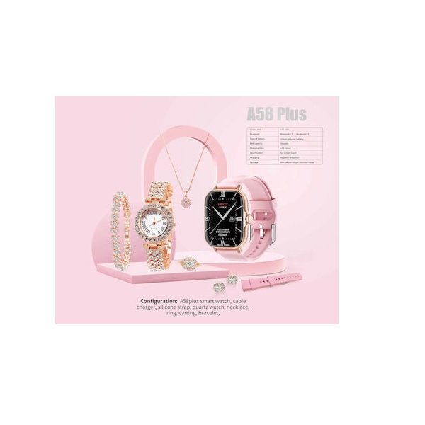 A58 Smartwatch (Ροζ) 54629934