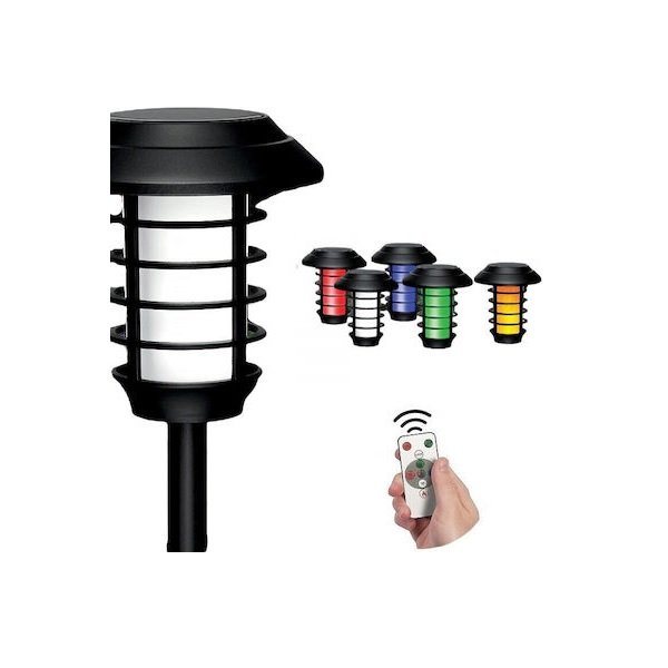 17 Καρφωτό Ηλιακό Φωτιστικό με Τηλεχειριστήριο 8134 44354218