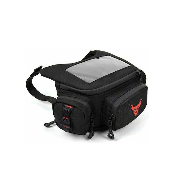 MotoCentric MC-0117 Τσαντάκι Τιμονιού Μοτοσυκλέτας σε Μαύρο Χρώμα 32992288