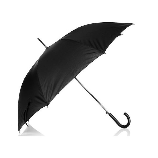Bazaar247 3921 Αυτόματη Ομπρέλα Βροχής με Μπαστούνι Μαύρη 28722712
