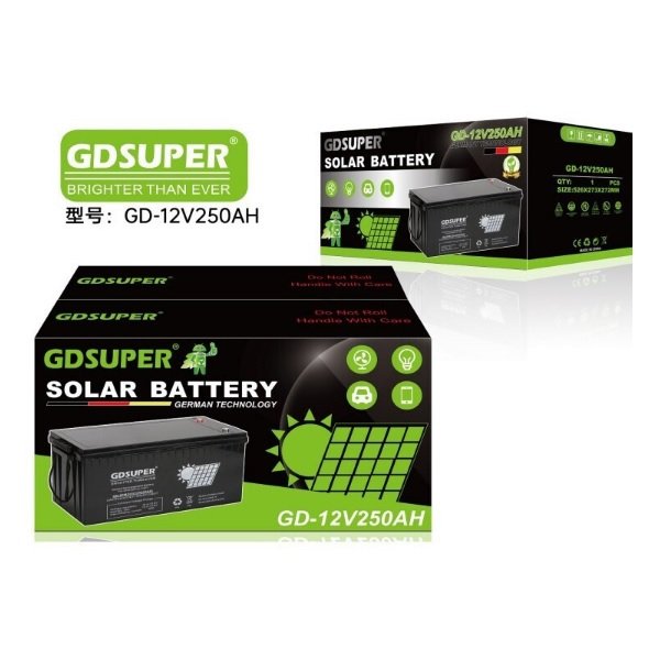 Rolinger Μπαταρία Φωτοβολταϊκών Βαθειάς Εκφόρτισης (GD-12V250A) 55224800