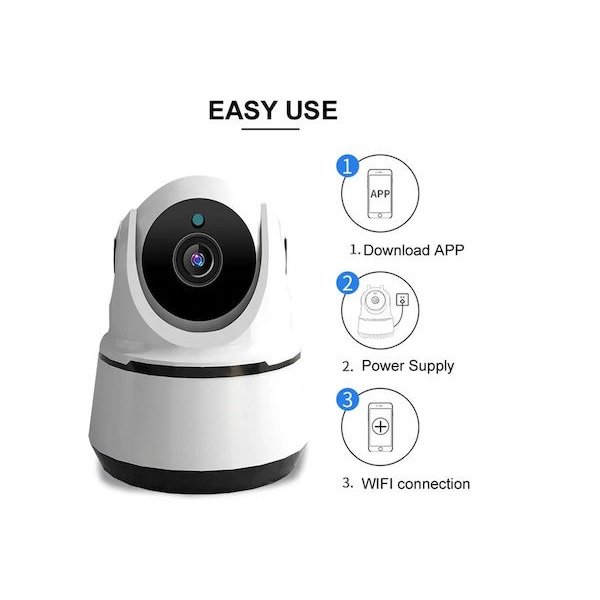 Leewello LW-343 IP Κάμερα Παρακολούθησης Wi-Fi 1080p Full HD με Αμφίδρομη Επικοινωνία και Φακό 3.6mm 54966377