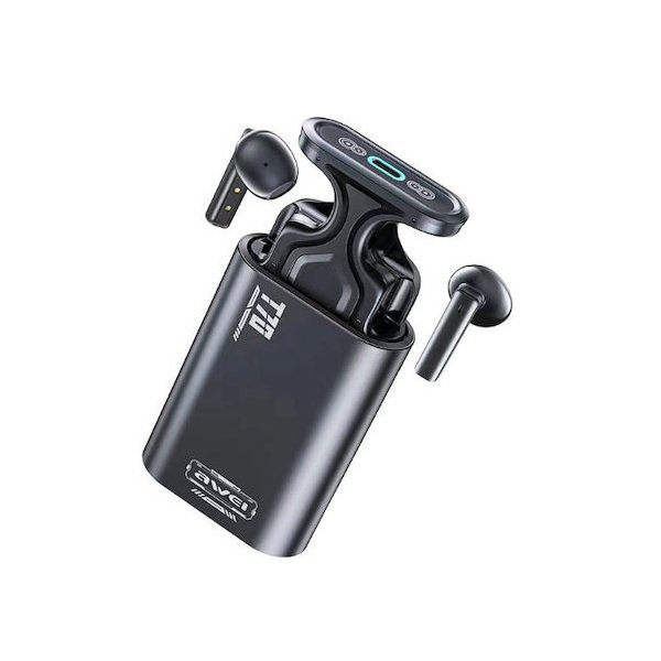 Awei T70 Earbud Bluetooth Handsfree Ακουστικά με Αντοχή στον Ιδρώτα και Θήκη Φόρτισης Μαύρα 45462105